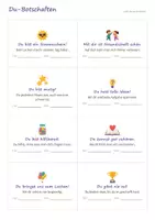 Vorschau - Arbeitsblätter - Schuljahresende in der Klasse Paket Grundschule – Du-Botschaften, Feedbackbogen, Gesprächskarten und Klassen-Quiz Klasse 1 bis 4 - Seite 3
