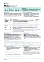 Vorschau - Stundenentwürfe - Mein Medientagebuch: Meine Woche mit Medien | Wochenbogen, Säulendiagramm, Durchschnitt, Plan | Klasse 5–6 | Mathematik, Politik | MKR 5.4 - Seite 2