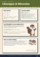 Vorschau - Arbeitsblätter - 🎁 Thanksgiving Freebie Englisch 5/6 🐿️ - Seite 3