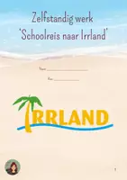 Voorbeeld - Zelfstandig werk chromebooks 'Irrland' - Voorblad
