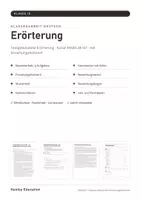 Vorschau - Test - Klassenarbeit textgebundene Erörterung Deutsch Klasse 10 – Social Media, mit Erwartungshorizont - Seite 1