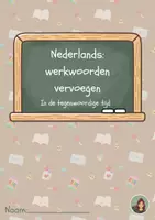 Voorbeeld - Werkwoorden in tegenwoordige tijd inoefenen - Pagina 1