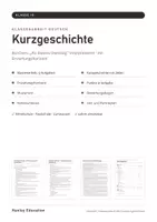 Vorschau - Test - Klassenarbeit Kurzgeschichte Klasse 10 – An diesem Dienstag (Borchert), mit Erwartungshorizont - Seite 1