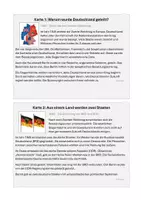 Vorschau - Unterrichtsreihen - Die Teilung Deutschlands – BRD, DDR & Berliner Mauer, Lernkartei Klasse 5 und 6, Geschichte & GeWi - Seite 1