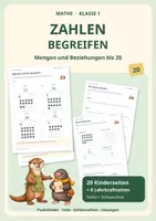 Vorschau - Arbeitsblätter - Zahlen begreifen: Mengen bis 20 Klasse 1 - Deckblatt