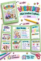 Vorschau - Mal- und Bastelvorlagen - Lapbook: Mein Vorbild - Deckblatt