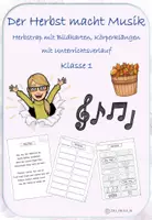 Vorschau - Stundenentwürfe - Herbstrap Klasse 1 - Der Herbst macht Musik - Deckblatt