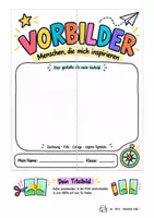 Vorschau - Mal- und Bastelvorlagen - Lapbook: Mein Vorbild - Seite 2
