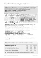 Vorschau - Arbeitsblätter - Halloween Englisch: Trick-or-Treat Directions, Kl. 5–6 - Deckblatt