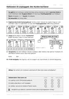 Vorschau - Arbeitsblätter - Halloween KI unplugged: Kürbis-Sortierer, Klasse 5–6 - Deckblatt