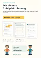 Vorschau - Arbeitsblätter - Die clevere Spielplatzplanung - Seite 1