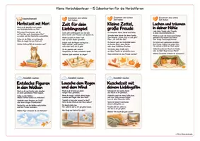 Vorschau - Arbeitsblätter - Ideenkarten für die Herbstferien | mit Arbeitsblättern und Handreichung - Seite 3