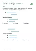 Vorschau - Arbeitsblätter - Längen entdecken – Klasse 1 - Seite 3