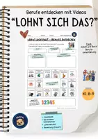 Vorschau - Arbeitsblätter - Cover_Frau K_BO_Arbeit und Beruf_Lohnt sich das__Berufe kennenlernen - Deckblatt