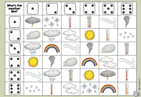 Vorschau - Spiele - Würfelspiel Weather - Wortschatzarbeit - Seite 1