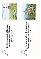 Vorschau - Stundenentwürfe - Bundesländer Deutschlands kennenlernen | Einführung mit Arbeitsblatt, Wissenskarten & Rätseln - Seite 1
