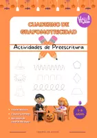 Vista previa - Hojas de trabajo - A4 HALLOWEEN Grafomotricidad + DIPLOMA - Portada