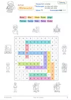Vorschau - Spiele - 3 Wörter-Suchsel zum Thema „Sich vorstellen“ – mit Lösungen und Schreibwerkstatt - Seite 3