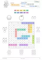 Vorschau - Spiele - 3 Wörter-Suchsel zum Thema „Zahlen“ – mit Lösungen und Schreibwerkstatt - Seite 3