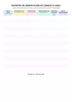 Vista previa - Refuerzo / NEE / Materiales de apoyo - 📋 Pack Registro de Conducta ABC | 100% Editable (Word + PDF+ imagen Imprimible) - página 2