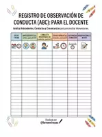 Vista previa - Refuerzo / NEE / Materiales de apoyo - 📋 Pack Registro de Conducta ABC | 100% Editable (Word + PDF+ imagen Imprimible) - página 3