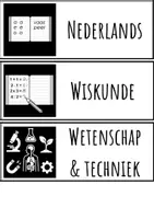 Voorbeeld - Dagritmekaarten: visueel ondersteund - Voorblad