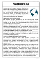 Vorschau - Stundenentwürfe - Globalisierung - Einführungsstunde (Stundenkonzept) - Seite 3