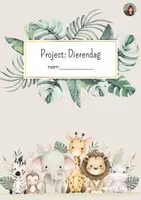 Voorbeeld - Nederlands: Project Dierendag - Voorblad