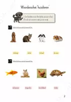 Voorbeeld - Nederlands: Project Dierendag - Pagina 1