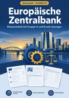 Vorschau - Test - Europäische Zentralbank, Klassenarbeit, Klasse 10 - Deckblatt