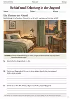 Vorschau - Arbeitsblätter - Schlaf und Erholung Arbeitsheft Klasse 5–6 - Deckblatt