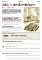 Vorschau - Arbeitsblätter - Schlaf und Erholung Arbeitsheft Klasse 5–6 - Seite 1