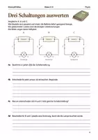 Vorschau - Arbeitsblätter - Schalter im Stromkreis Arbeitsheft Klasse 5–6 - Seite 3