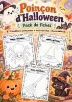 Aperçu - Feuilles d'exercices - Poinçon Halloween – 10 modèles maternelle - Page de couverture