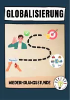 Vorschau - Arbeitsblätter - Wiederholung und Vorbereitung auf die Klassenarbeit (Globalisierung) - Deckblatt