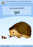 Vorschau - Unterrichtsreihen - Igel (Sachunterricht, Lernwerkstatt) - Deckblatt