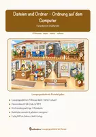 Vorschau - Arbeitsblätter - Dateien und Ordner – Ordnung auf dem Computer – Lesespurgeschichte mit Rätselaufgaben (Klasse 5) - Seite 1