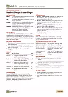 Vorschau - Spiele - Herbst-Bingo zum Lesen | 12 Wort-Pläne und 12 Bild-Pläne, Anlaut- und Silben-Runde, Herbstwörter | Klasse 1–2 | Deutsch - Seite 2