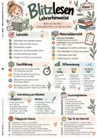 Vorschau - Unterrichtsreihen - BLITZLESEN KLASSE 3 | 6 Arbeitsblätter | Leseflüssigkeit & Sichtwortschatz - qlixu - Seite 2