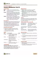 Vorschau - Arbeitsblätter - Herbst-Zählkarten 1 bis 12 | Klammerkarten mit Selbstkontrolle, Zwanzigerfeld, Arbeitsblatt | Klasse 1 | Mathematik - Seite 2