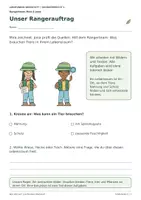 Vorschau - Arbeitsblätter - Wer lebt wo? Wiese, Hecke und Teich Klasse 3 - Seite 1
