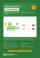 Vorschau - Unterrichtsreihen - Fotosynthese Reihenplanung Klasse 7 8 - Deckblatt