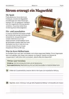 Vorschau - Arbeitsblätter - Elektromagnete Arbeitsheft Klasse 5–6 - Seite 1