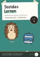 Vorschau - Stundenentwürfe - Soziales Lernen Klasse 1: Jahresplan, 36 fertige Stunden (low prep) | ganze Stunden, Unterrichtsreihe, Reihenplanung - Deckblatt