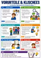 Vorschau - Poster - Ethik Spickzettel Materialpaket - 23 Arbeitsblätter und Übersichten - Seite 1