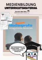 Vorschau - Arbeitsblätter - Kleine Medienprofis - Sicher in sozialen Netzwerken - Deckblatt