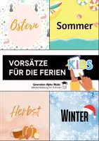 Vorschau - Interaktives Material - Challenges für die Ferien - Medienzeit und Handyzeit - Deckblatt
