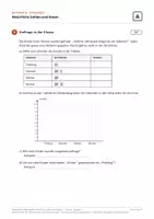 Vorschau - Klassenarbeiten - Schularbeit Natürliche Zahlen und Daten 1. Klasse - Seite 2