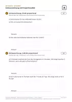 Vorschau - Klassenarbeiten - Schularbeit Schlussrechnung 2. Klasse MS/AHS - Seite 1