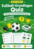Vorschau - Arbeitsblätter - Fußball-Grundlagen, Quiz, Klasse 3 - Deckblatt